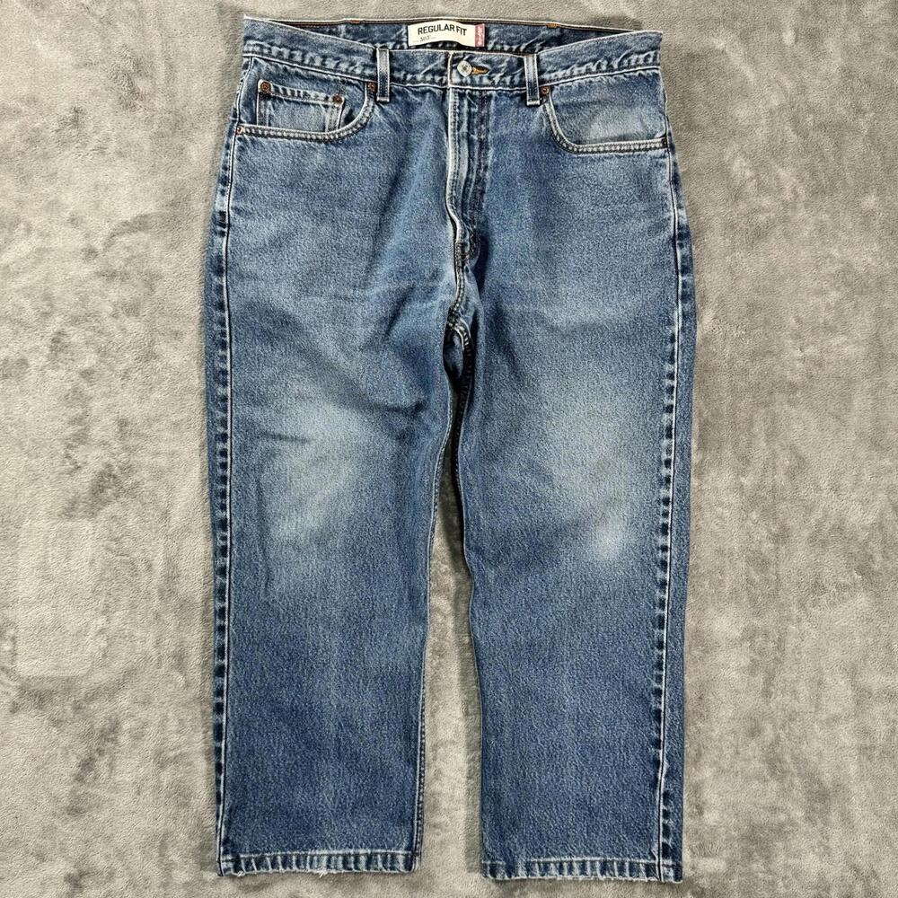 Vintage Levis 505‎ Jeans Mens 38x30 Blue Straight Leg Y2K Stonewash Pockets